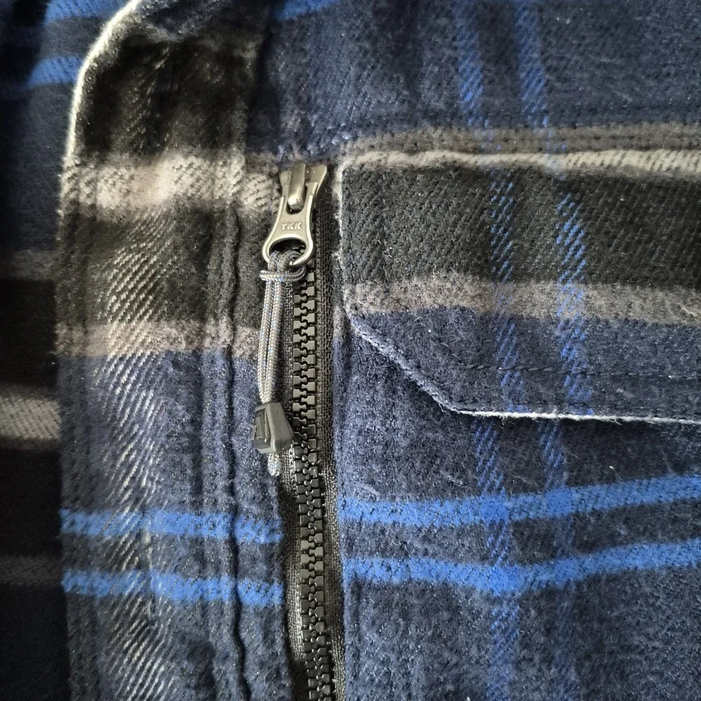 Eddie‎ Bauer Shirt Mens XL Blue Plaid Mountain OPS Classic Fit Long Sleeve